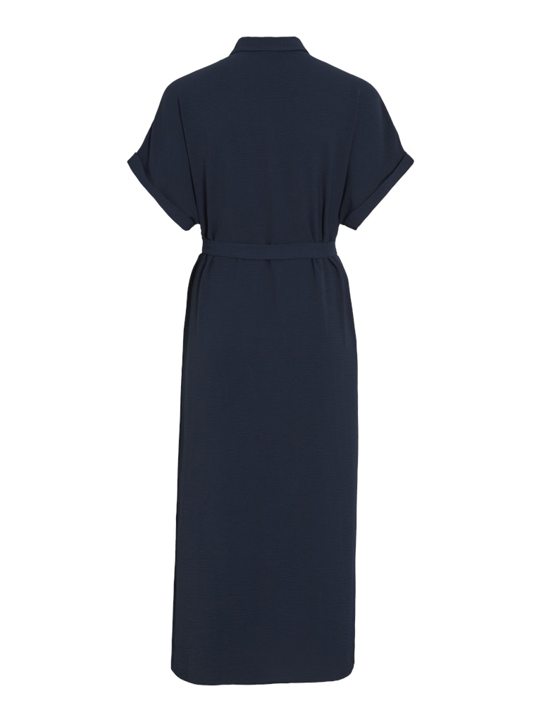 VIJAYLO S/S MIDI SHIRT DRESS - Navy Blazer
