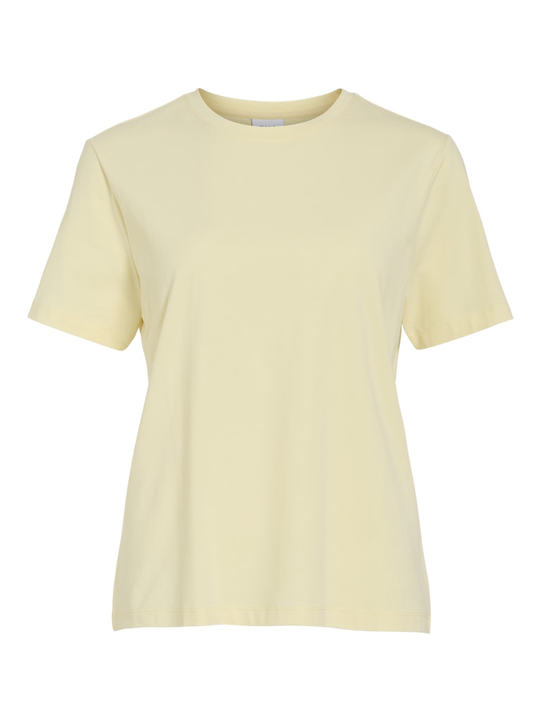 VINORA S/S T-SHIRT - Pastel Yellow