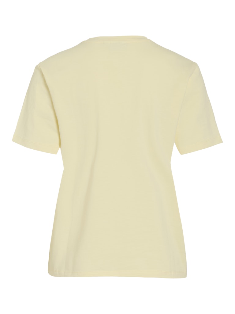 VINORA S/S T-SHIRT - Pastel Yellow
