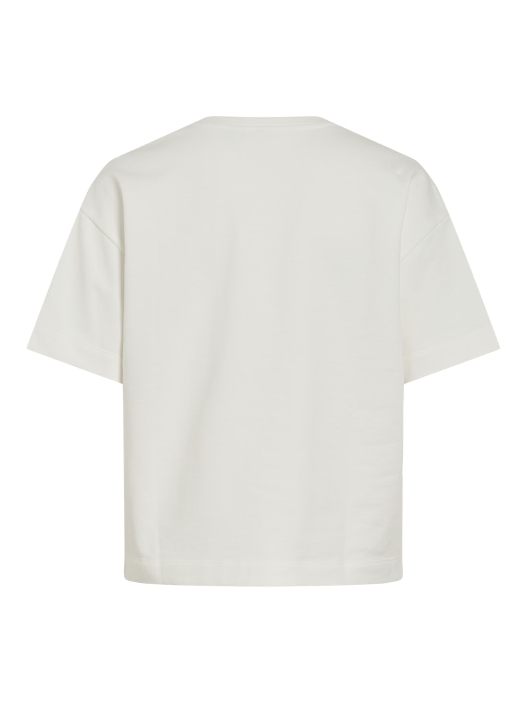 VIGLEY HOPE O-NECK 2/4 SWEAT TOP - Snow White