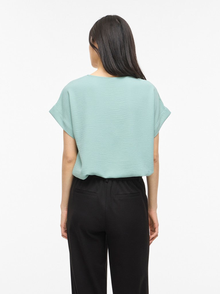 VIJOSA S/S TOP - Blue Surf