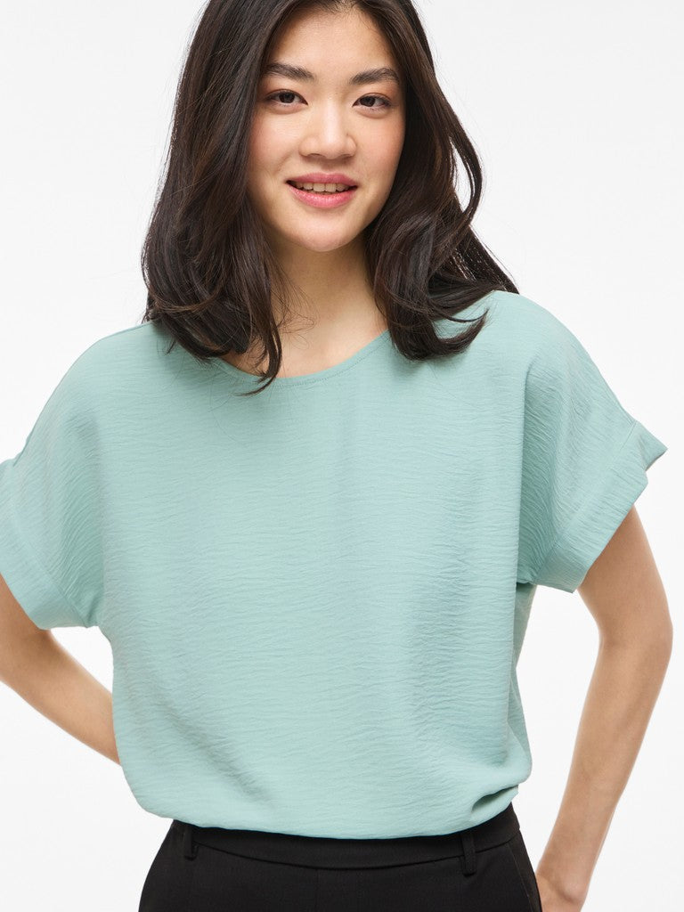 VIJOSA S/S TOP - Blue Surf