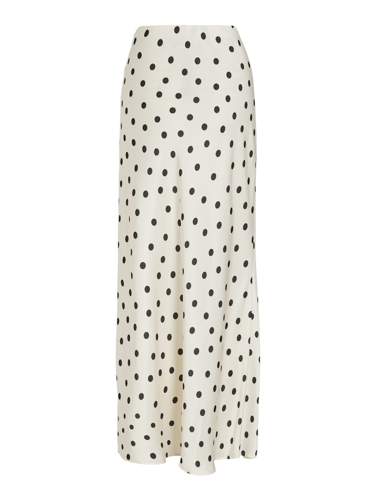 VITWINKLE HW MIDI SKIRT - Birch/Black Dots