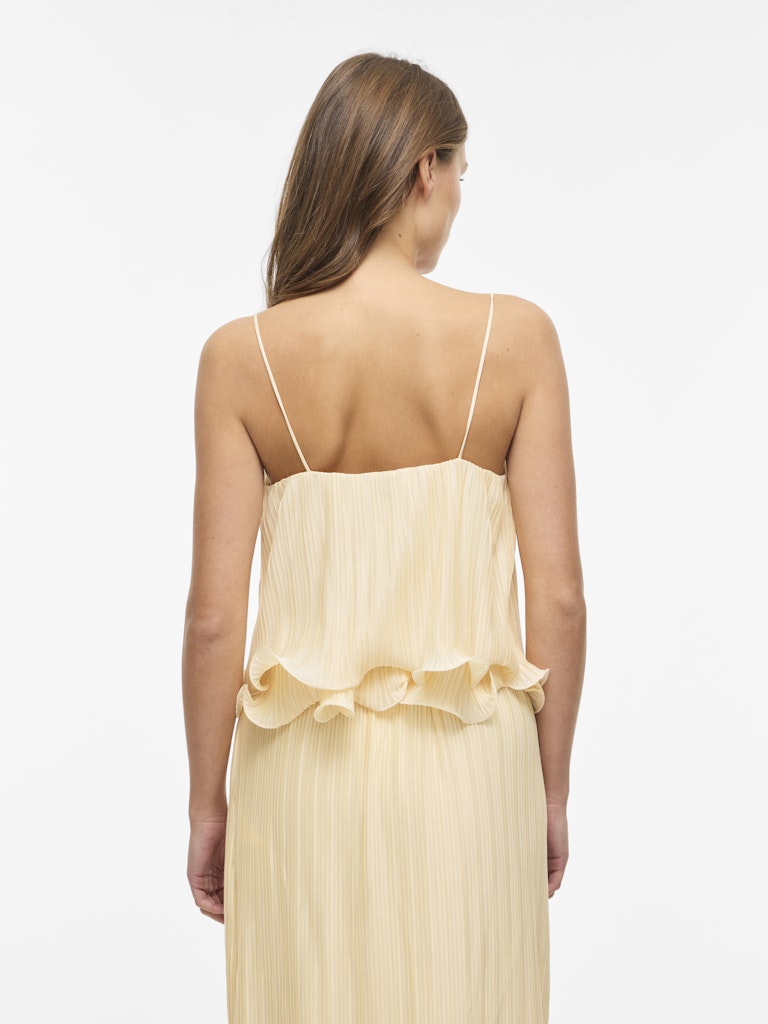 VIWANDA STRAP TOP - Pastel Yellow