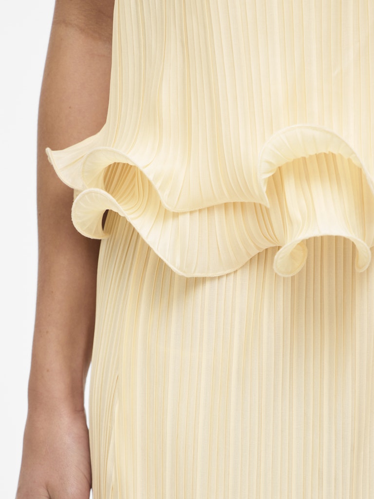 VIWANDA STRAP TOP - Pastel Yellow