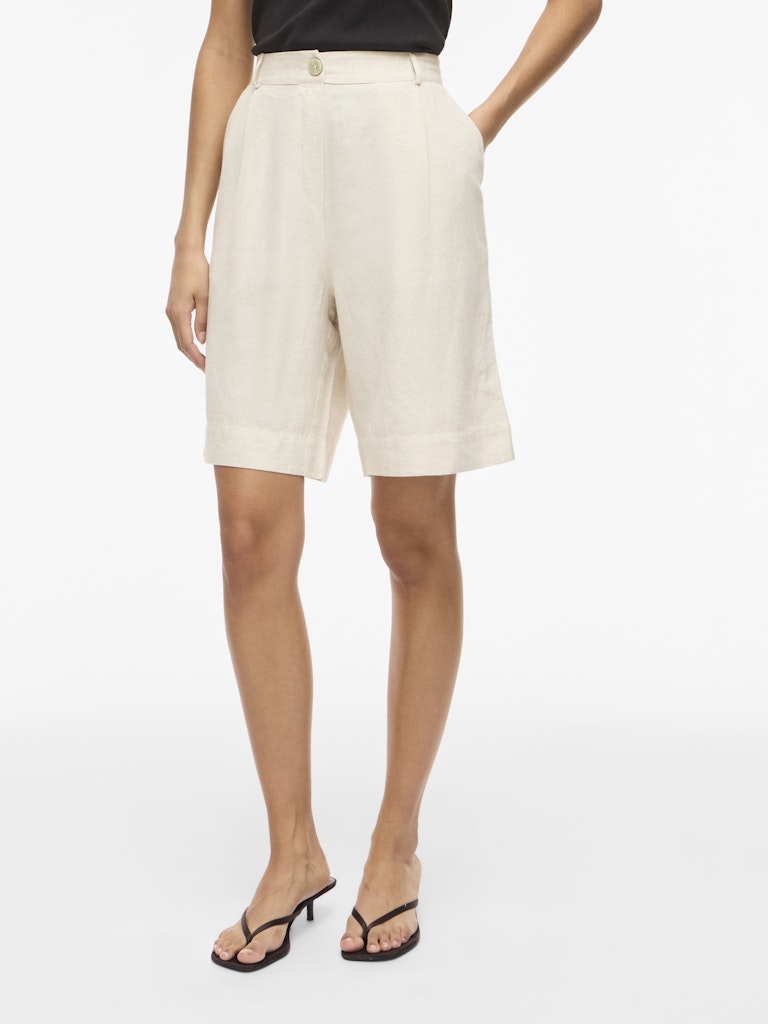 VIPRISILLA HW BERMUDA SHORTS - Super Light Natural Melange