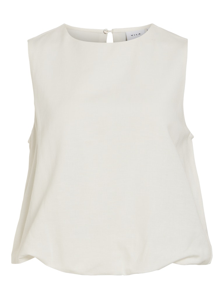 VIPRISILLA O-NECK S/L BALLOON TOP - Snow White