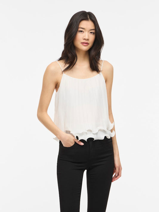 VIWANDA STRAP TOP - Snow White