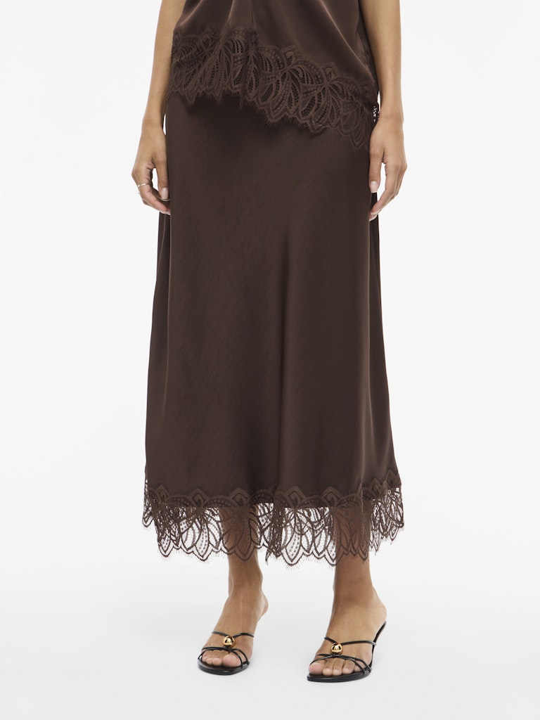 VILEA ANKLE SKIRT - Coffee Bean