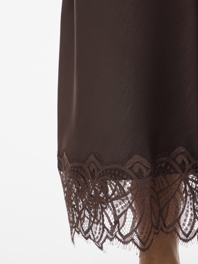 VILEA ANKLE SKIRT - Coffee Bean