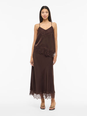 VILEA ANKLE SKIRT - Coffee Bean