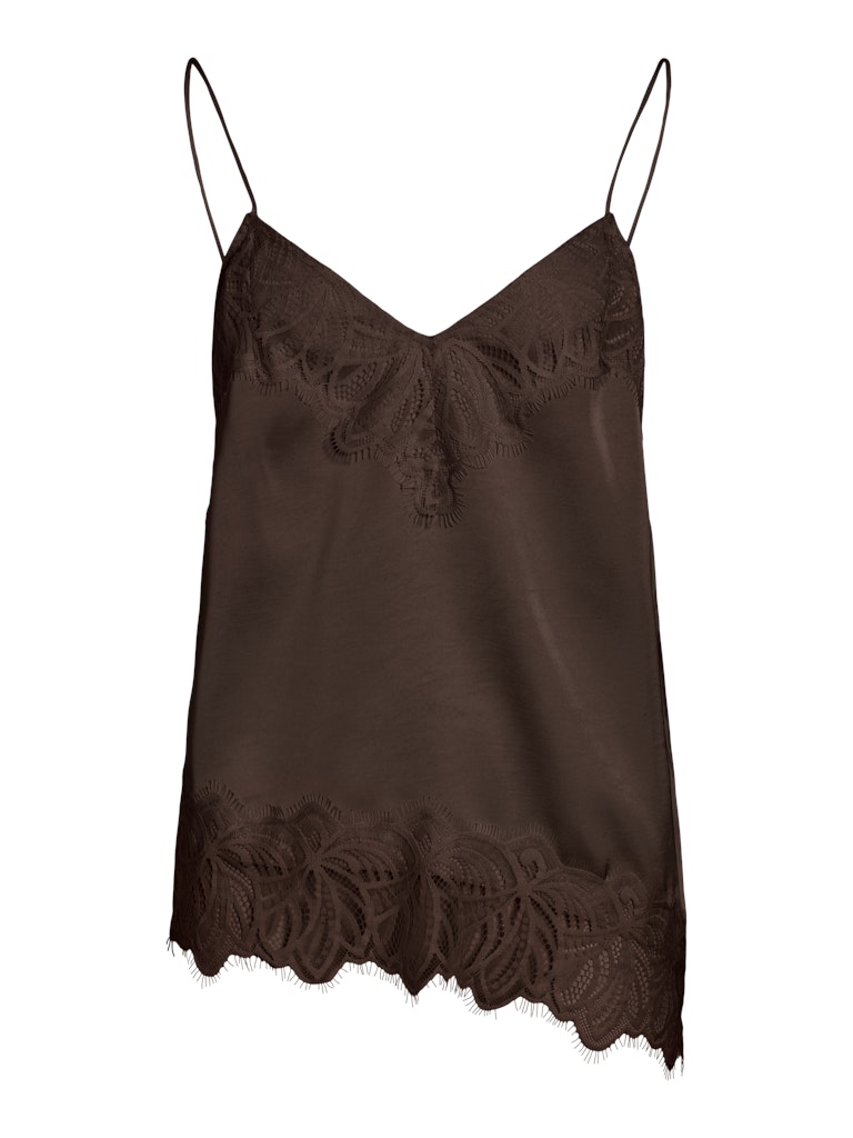 VILEA STRAP TOP - Coffee Bean