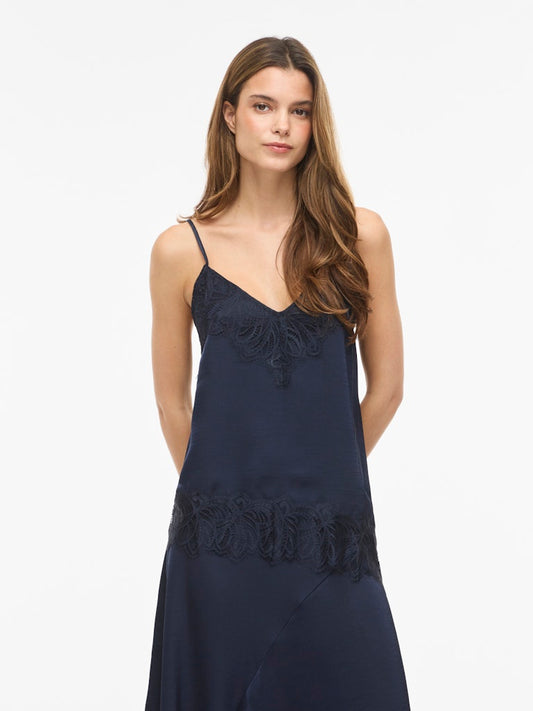 VILEA STRAP TOP - Navy Blazer