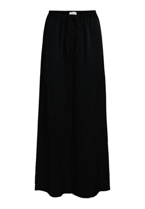 VIELLETTE WIDE STRING PANTS - Black