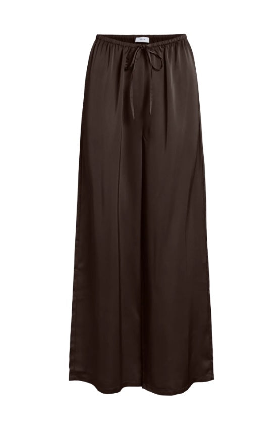 VIELLETTE WIDE STRING PANTS - Coffee Bean