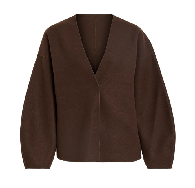 VIJUICE LOOSE L/S JACKET - Coffee Bean