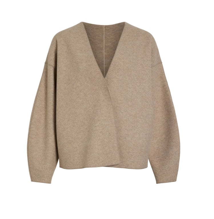 VIJUICE LOOSE L/S JACKET - Natural Melange