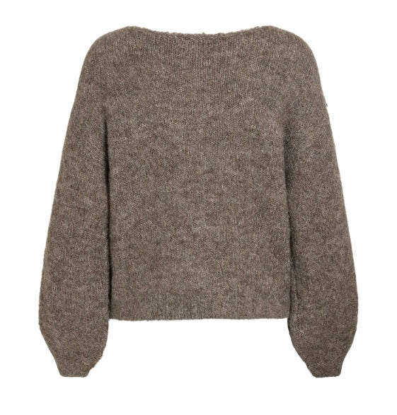 VIMARLEY L/S KNIT PULLOVER - Falcon
