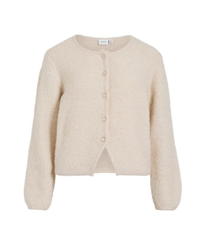 VIPIGGA O-NECK L/S KNIT JACKET - Birch