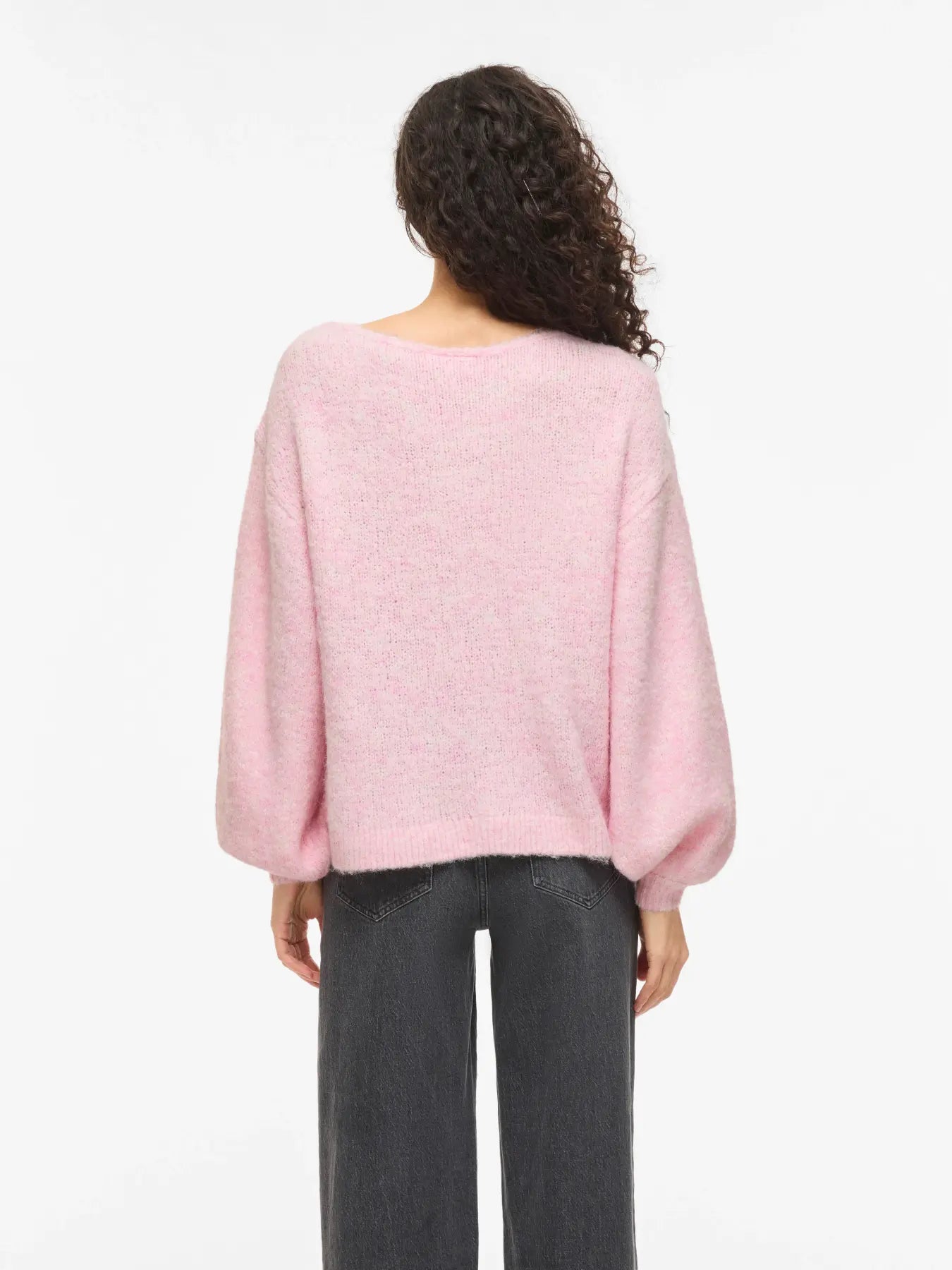 VIMARLEY L/S KNIT PULLOVER - Cherry Blossom