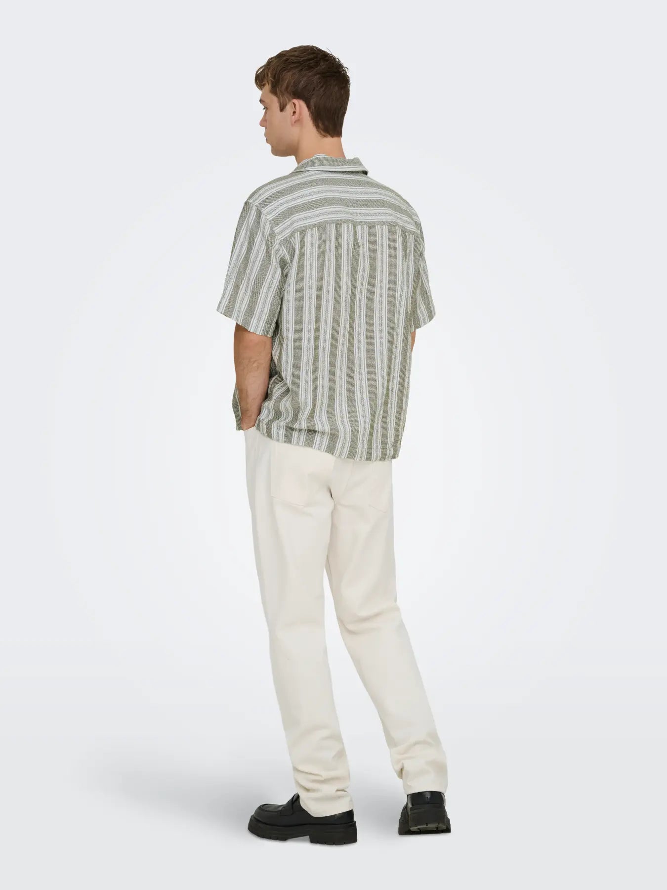 ONSWALKER RLX RESORT SS 035 SHIRT - Dark Olive