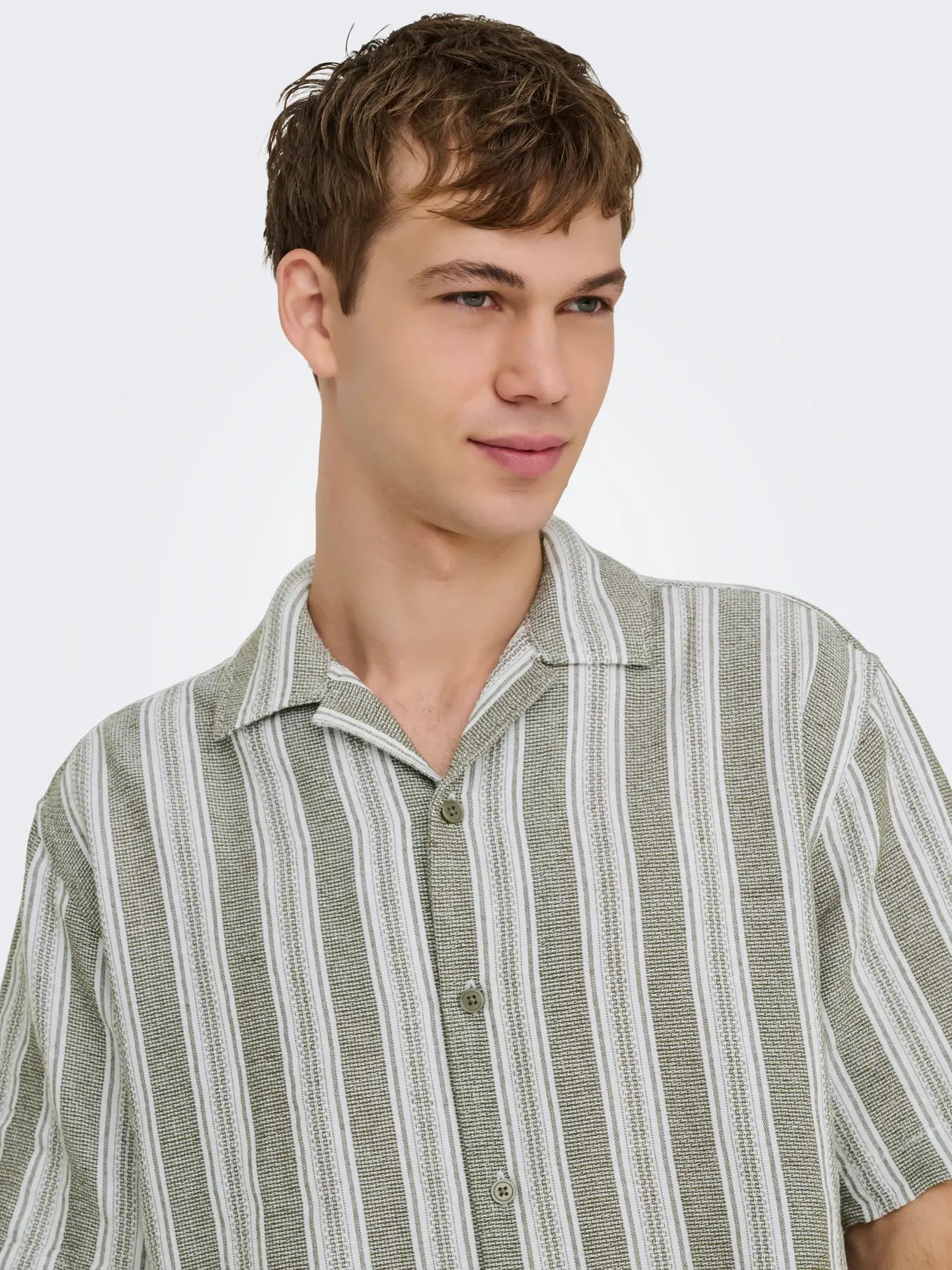 ONSWALKER RLX RESORT SS 035 SHIRT - Dark Olive