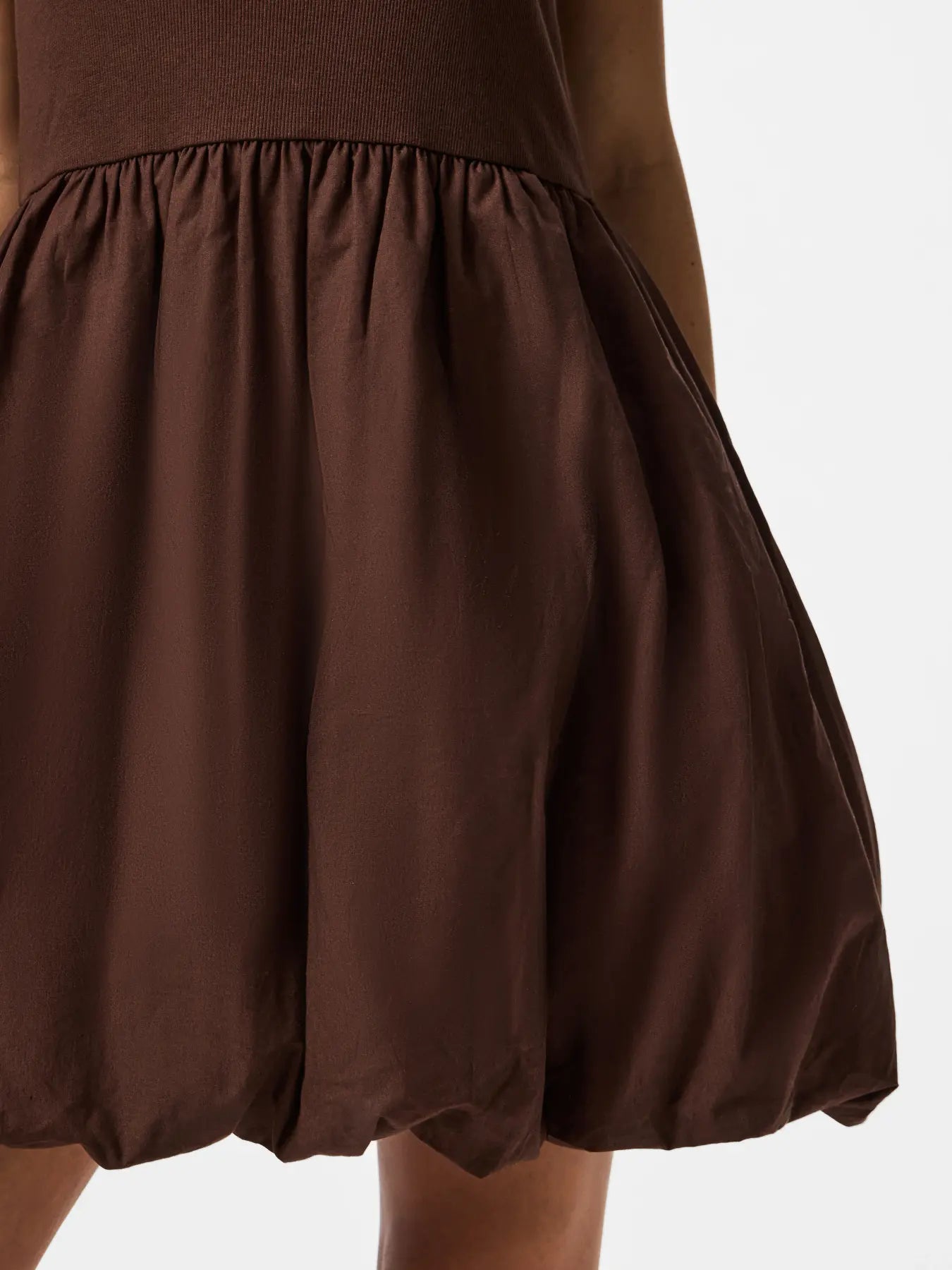 PCPENYA SL SHORT DRESS - Chicory Coffee