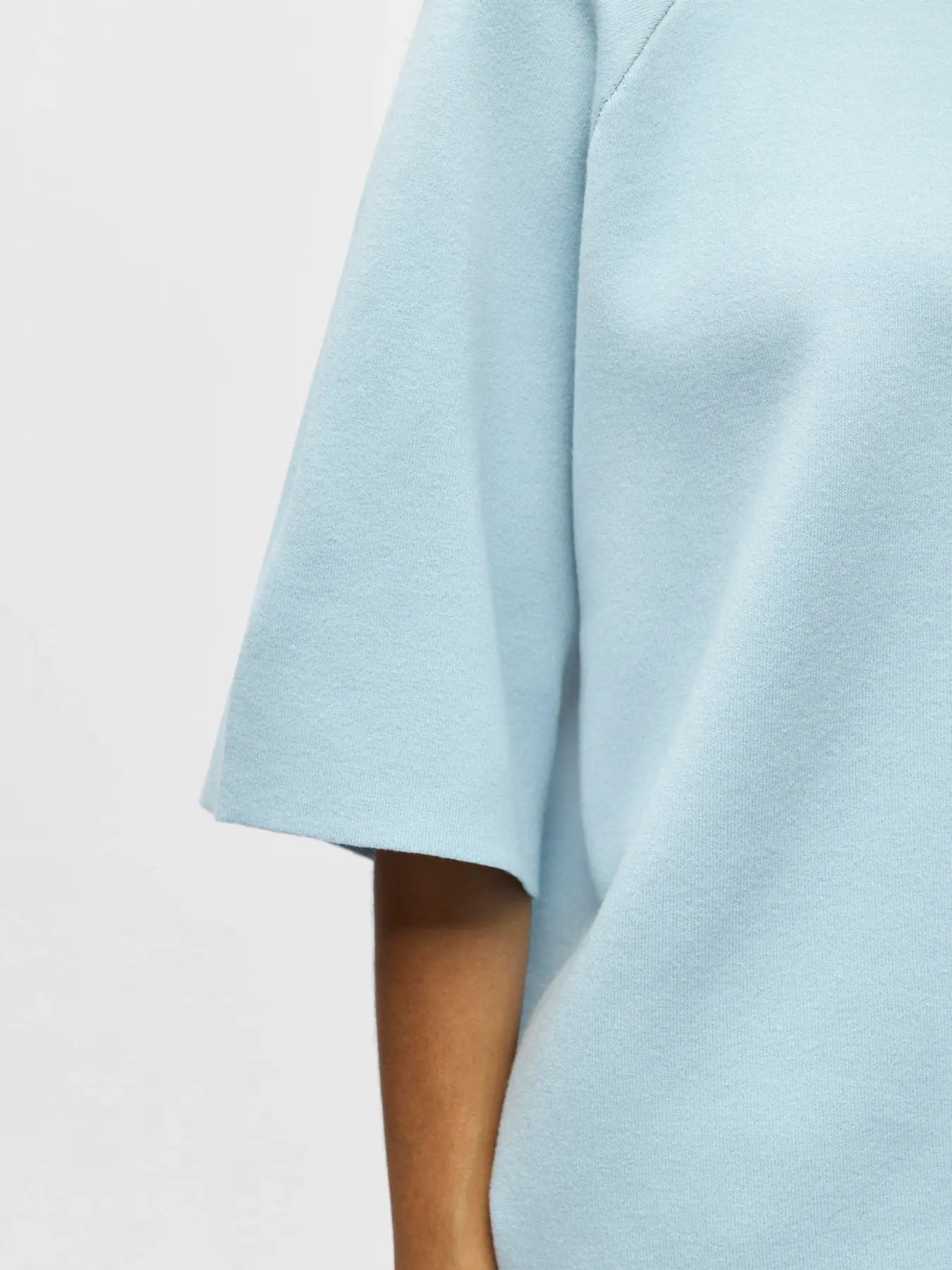 OBJREYNARD 2/4 KNIT PULLOVER - Winter Sky
