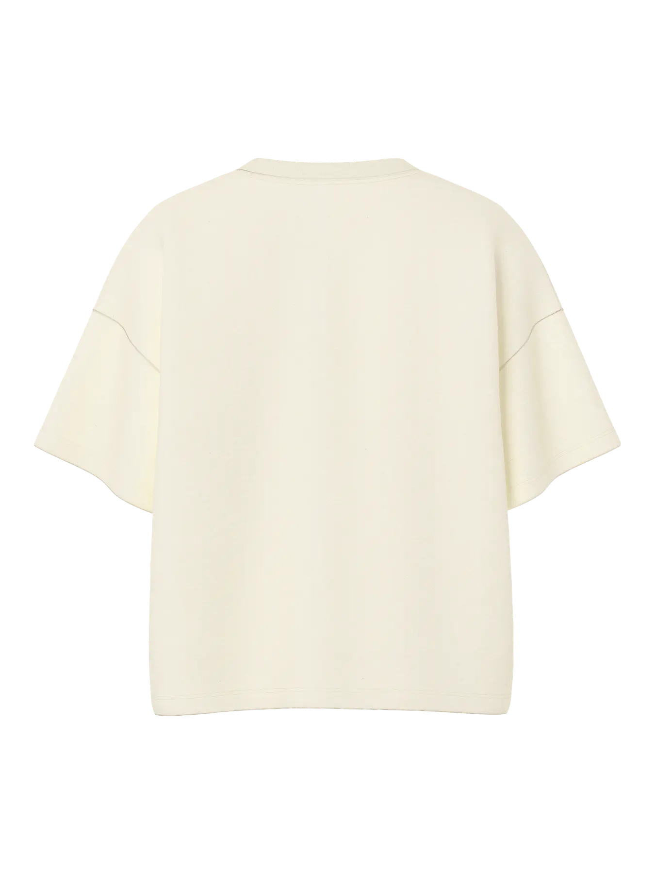 PCCHILLI SUMMER 2/4 LOOSE SWEAT - White Pepper