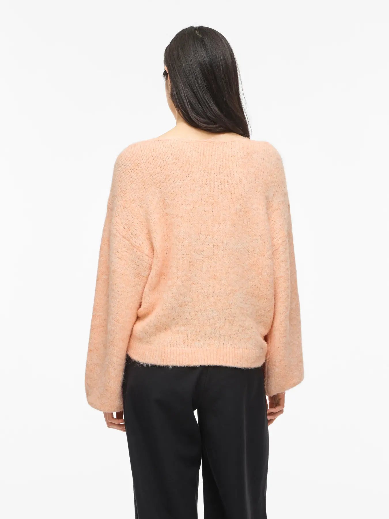 VIMARLEY L/S KNIT PULLOVER - Peach Parfait